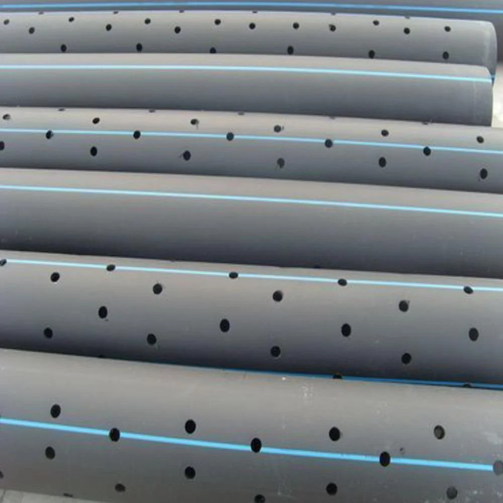 Slotted HDPE pipe