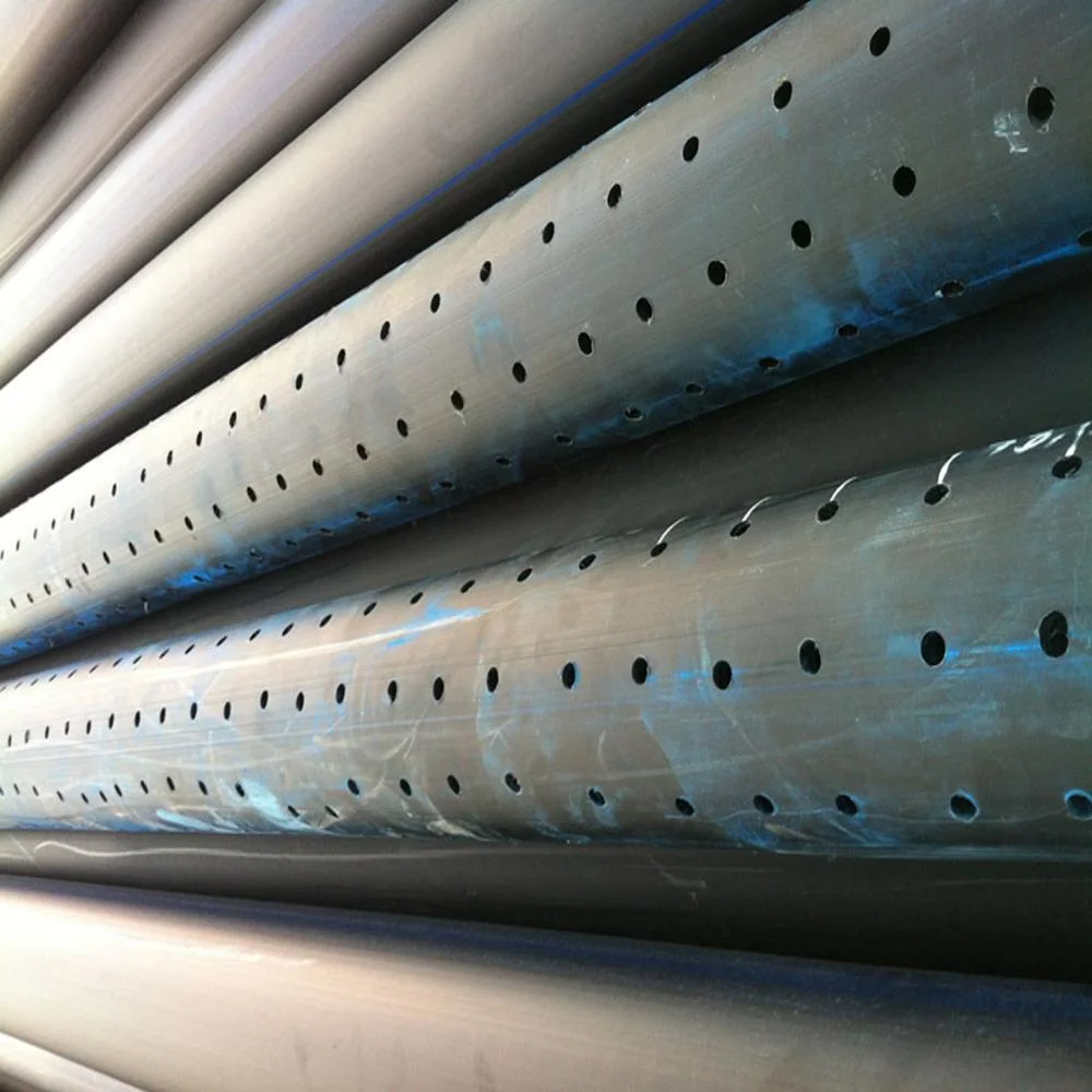 Slotted HDPE pipe